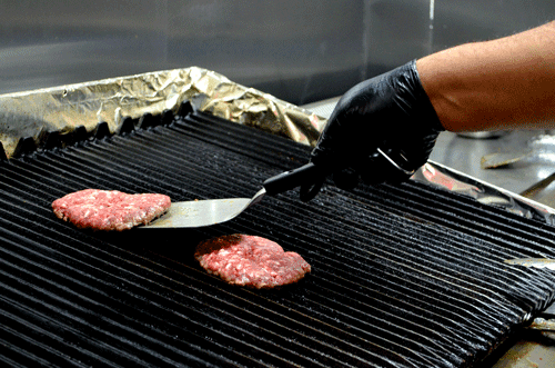 Burger on Grill image